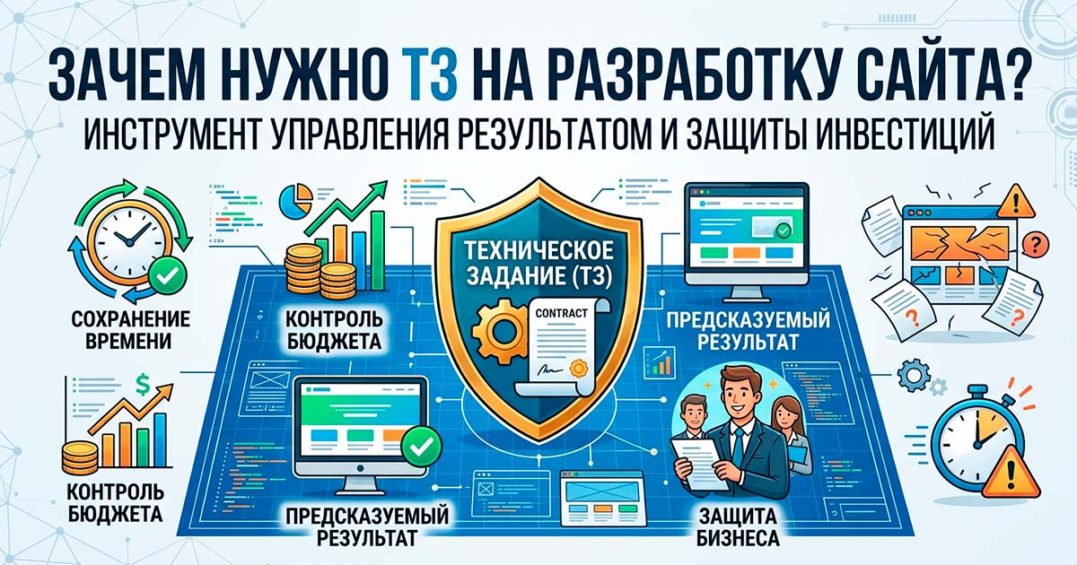 Зачем нужно ТЗ на разработку сайта?